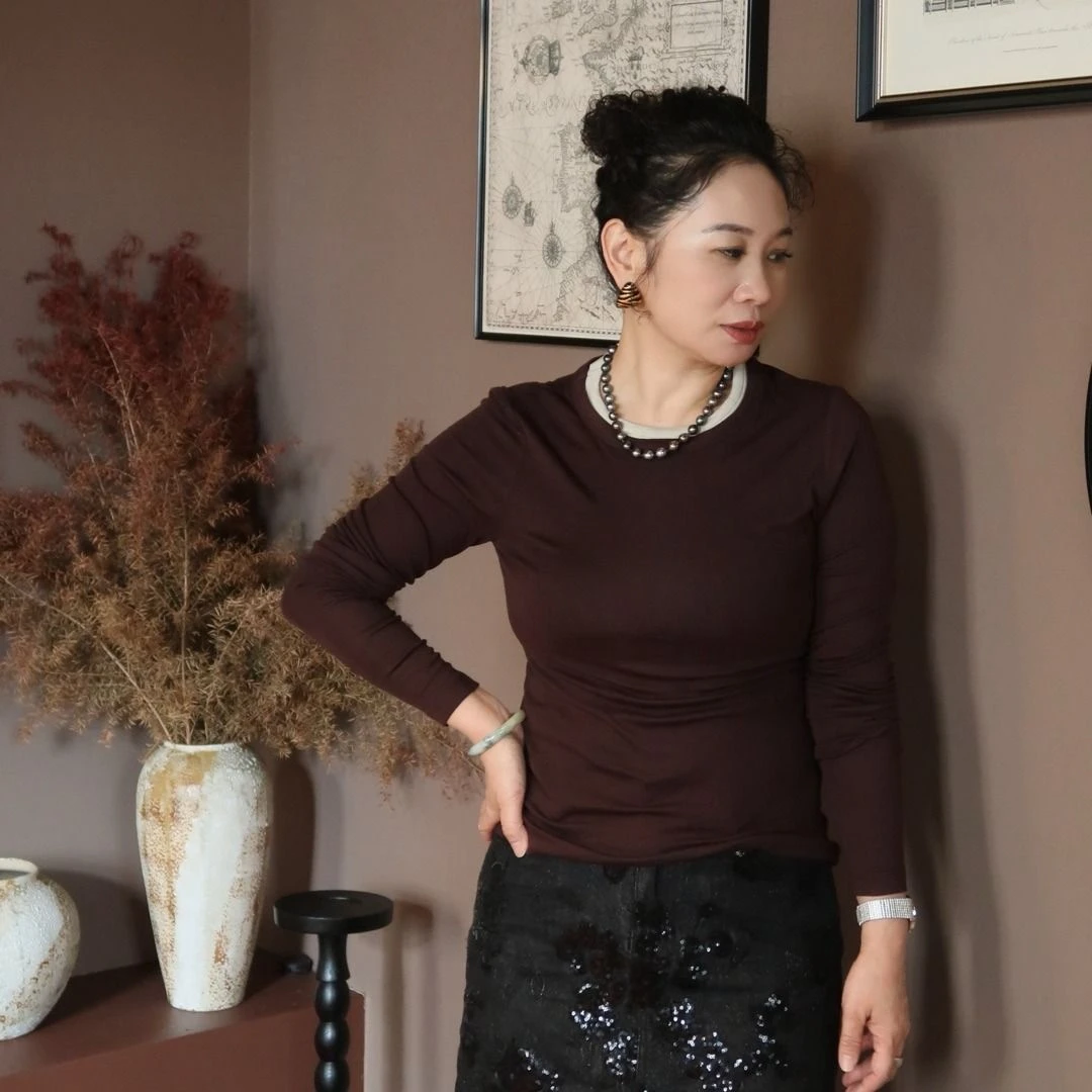 FT圆领极简莱赛尔羊毛T恤 FT3413030