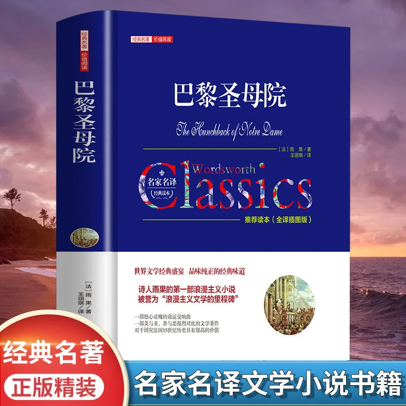 巴黎圣母院雨果原著完整名家名译经典世界名著删减书籍阅读出版