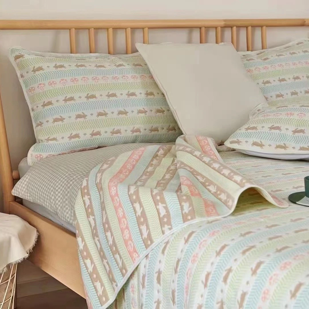 雅赞雅赞大双人款软席200x240cm 六层棉纱双面凉席