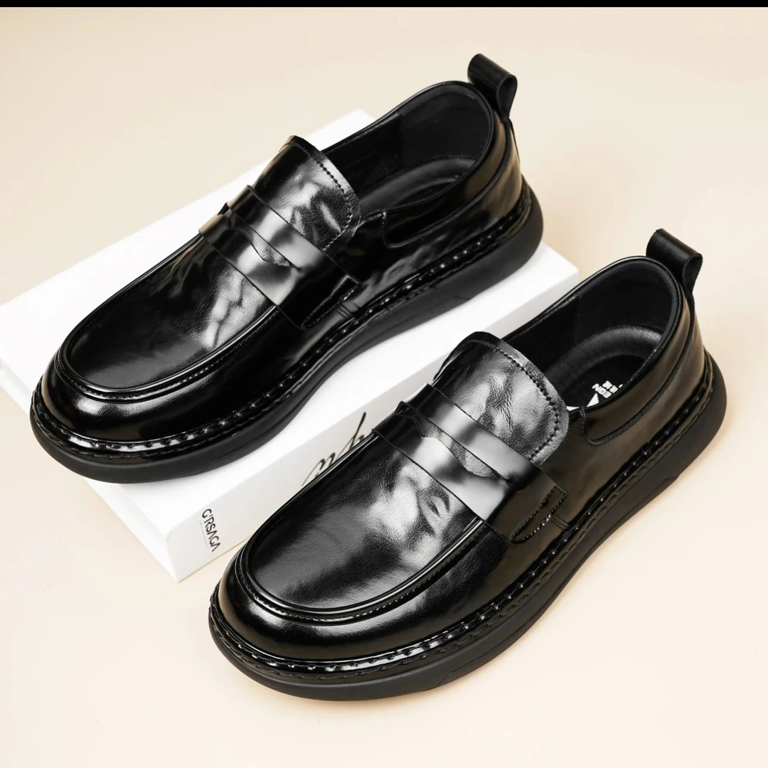 G5 CONXEGN休闲皮鞋2025夏季时尚百搭男士圆头商务潮流运动32192