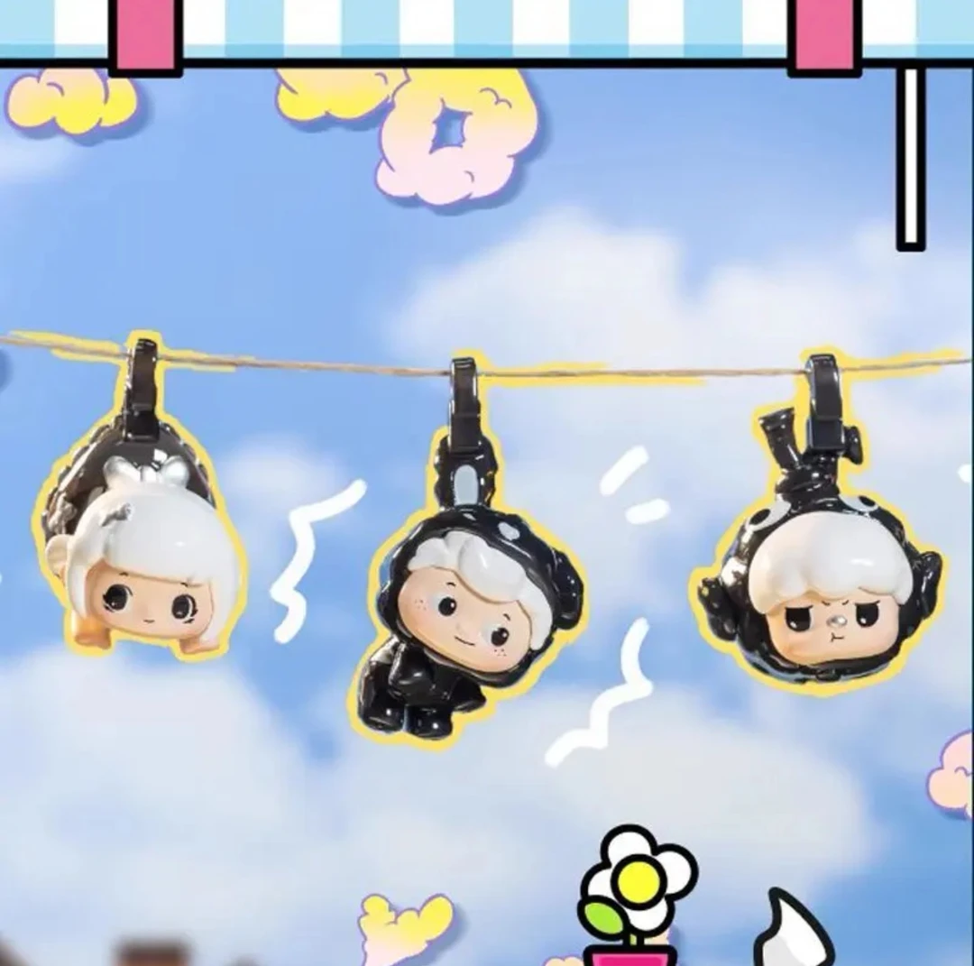 晾仔晾女全明星系列DIY挂件萌粒盲盒