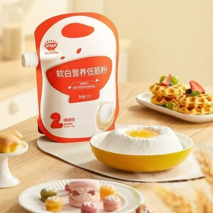 秋田满满-软白营养低筋面粉净含量1kg