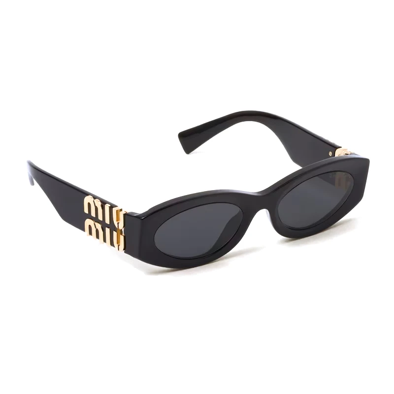 MIU MIU/缪缪墨镜女明星同款时尚个性猫眼板材太阳眼镜 SMU11WS