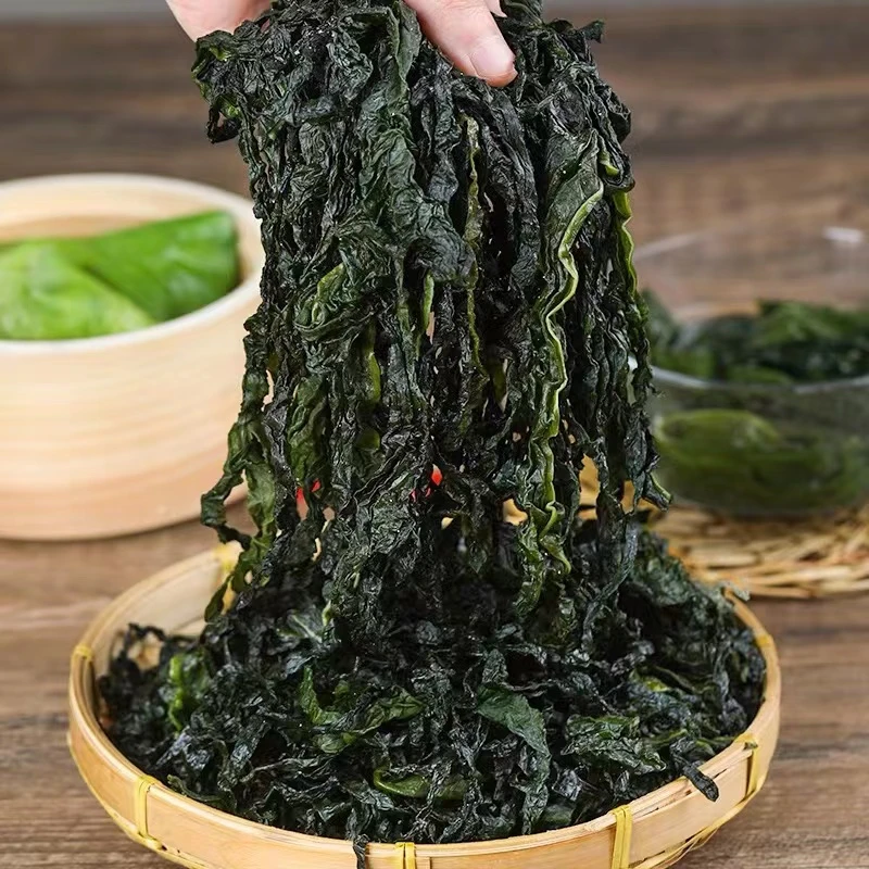【头茬翠绿嫩芽长条裙带菜】脱水8成干高倍泡发几乎无盐 连云港发货