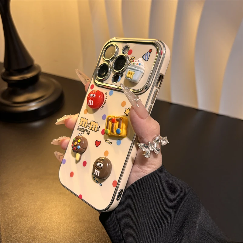 BANCA趣味彩点M豆苹果15华为vivo/oppo小米14电镀大视窗iPhone13