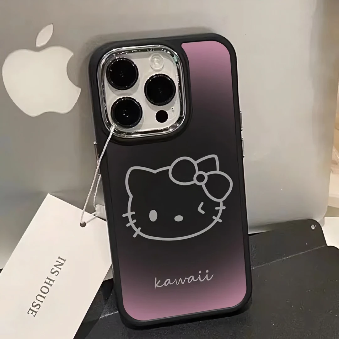 BANCA甜酷可爱kitty猫适用苹果13promax手机壳12高级11卡通xs软XR
