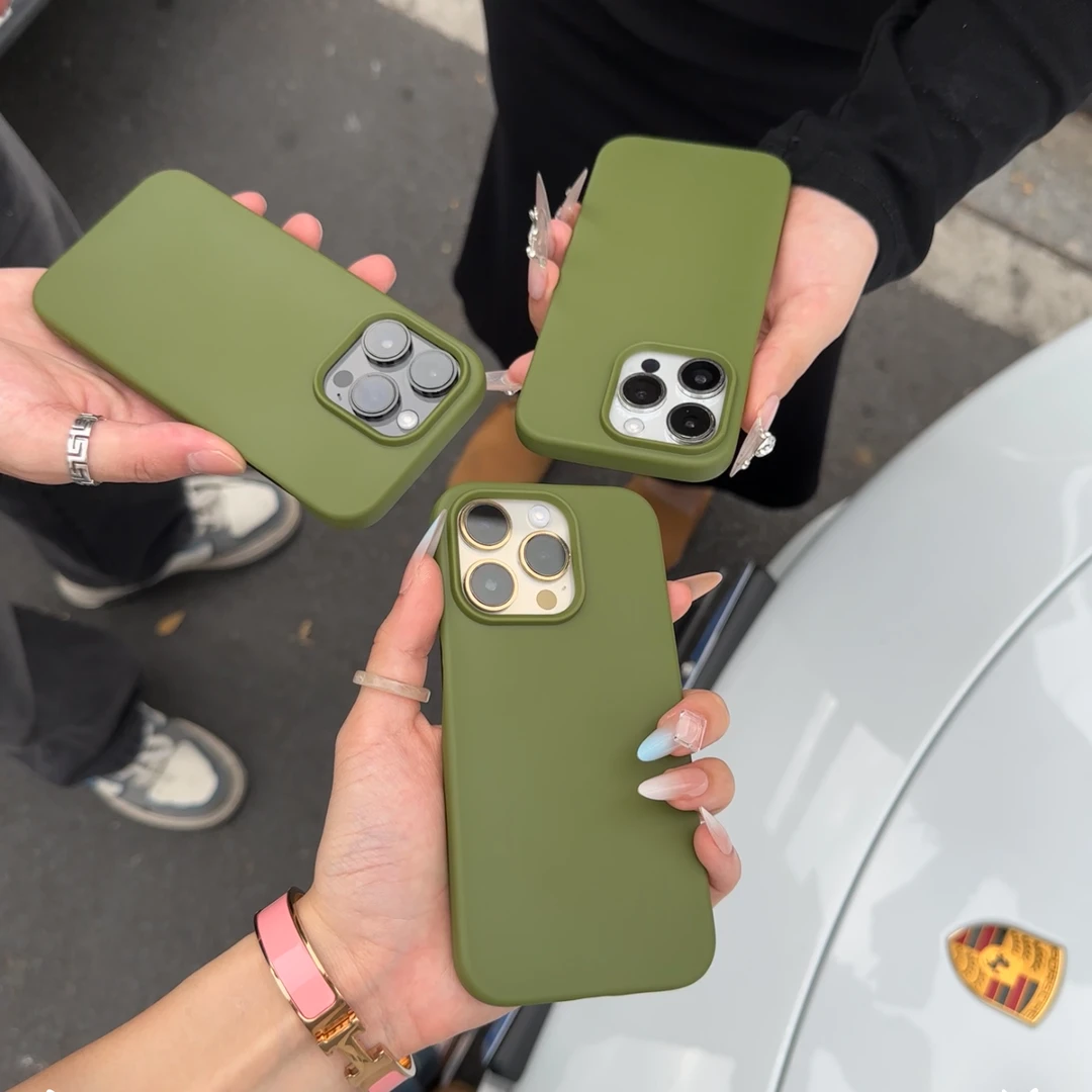 BANCA高级肤感无边框适用苹果15手机壳iPhone14promax硅胶13软16