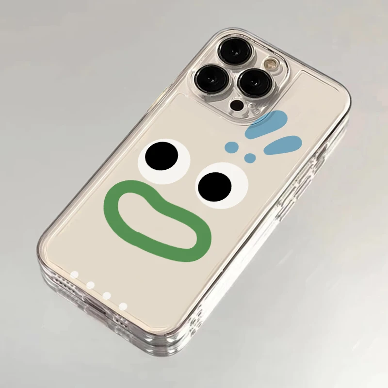 BANCA叹号搞怪表情适用苹果16/15/13手机壳华为p70vivo小米14oppo