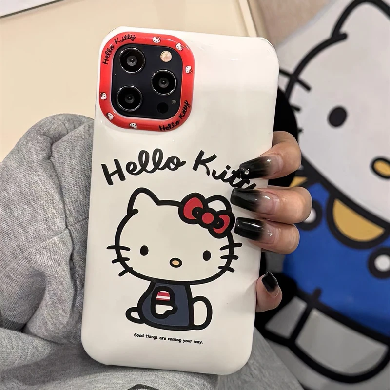 BANCA凯蒂猫面包壳苹果15手机壳iphone13/14promax防摔12/11女款
