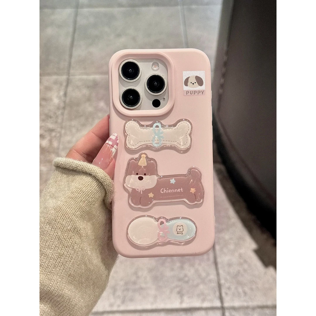 BANCAins高颜值立体星星狗狗适用iPhone16手机壳华为vivo小米oppo