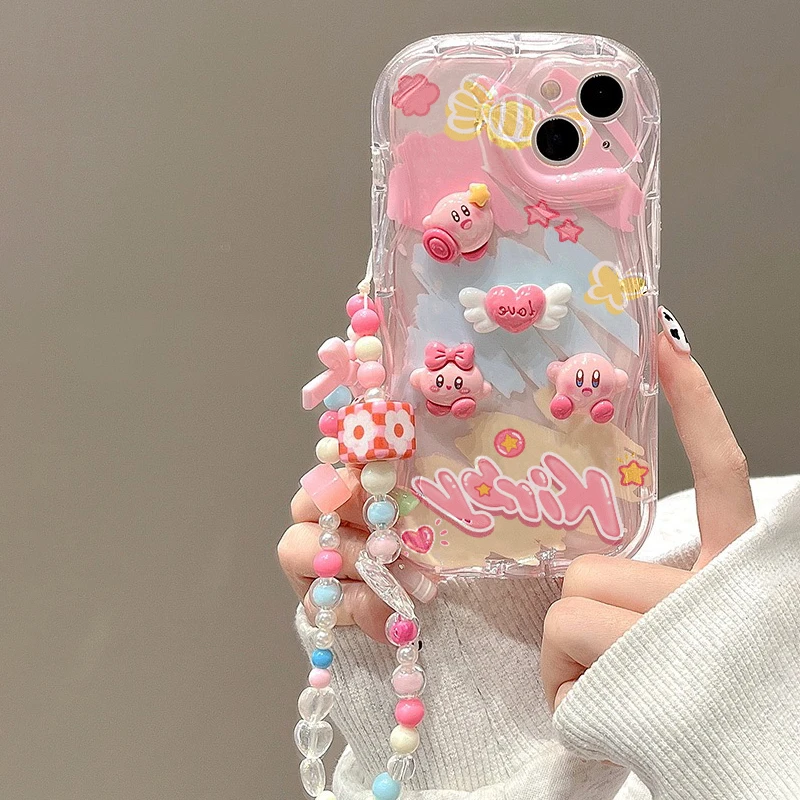 BANCA立体星之卡比适用苹果15/14手机壳iPhone13promax12女11软xs