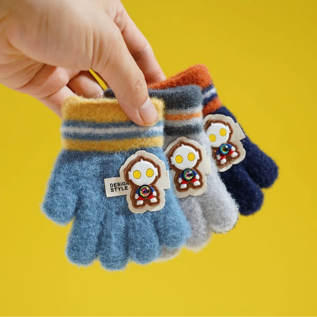 婴儿手套宝宝秋冬季五指分指婴幼儿小孩宝宝0-1岁2保暖男女童薄款