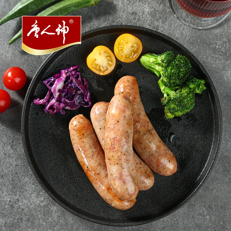 唐人神地道烤肠组合【原味/黑椒】肉肠猪肉烤肠加热冷冻储存美味