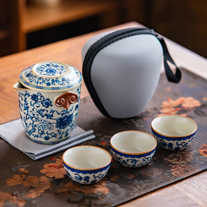 便携式旅行茶具套装个人泡茶专用茶壶快客杯户外车载露营喝茶装备