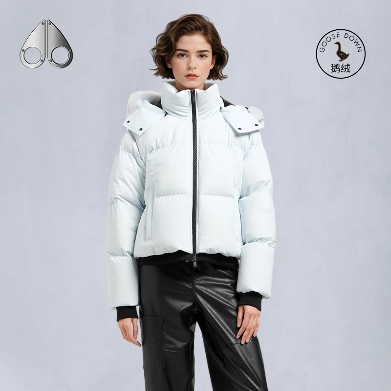 【限时7折】MOOSE KNUCKLES 鹅绒连帽可调节小剪刀羽绒服M34LJ137SA