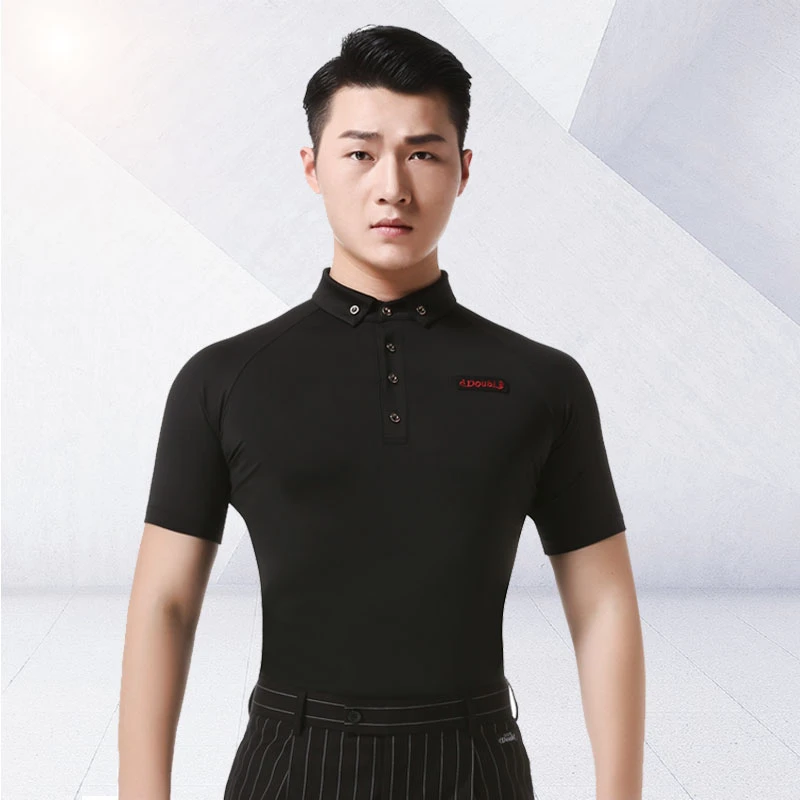 丹宝罗舞蹈练功服摩登舞运动男成人新款跳舞服装男士摩登服装