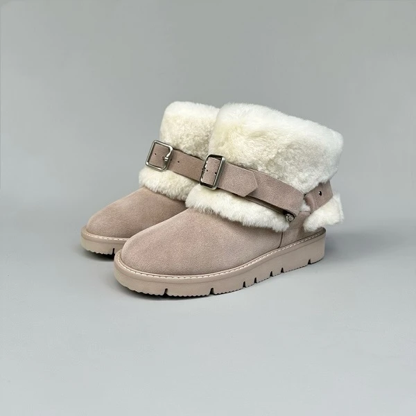 FEDERICA DI DONATO2024款冬季保暖3厘米厚底毛靴女鞋CN1078H01