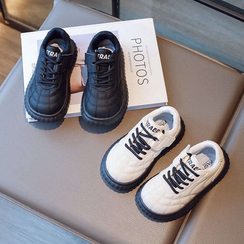 男童鞋子2024春季新款儿童防滑软底休闲运动鞋中大童女孩低帮板鞋