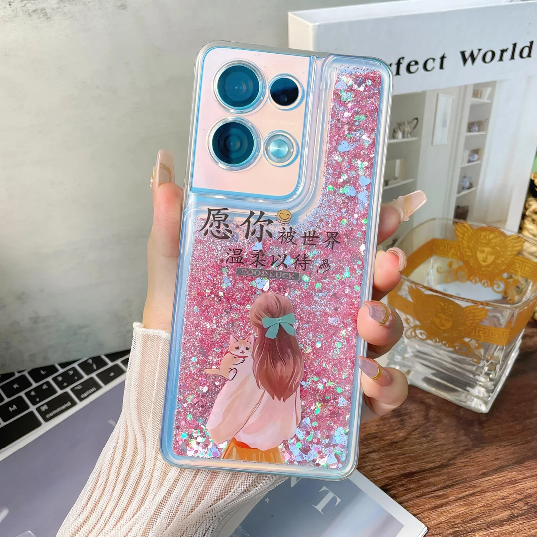 适用苹果/华为/荣耀/畅享1+oppo/vivo愿你世界温柔以待流沙手机壳
