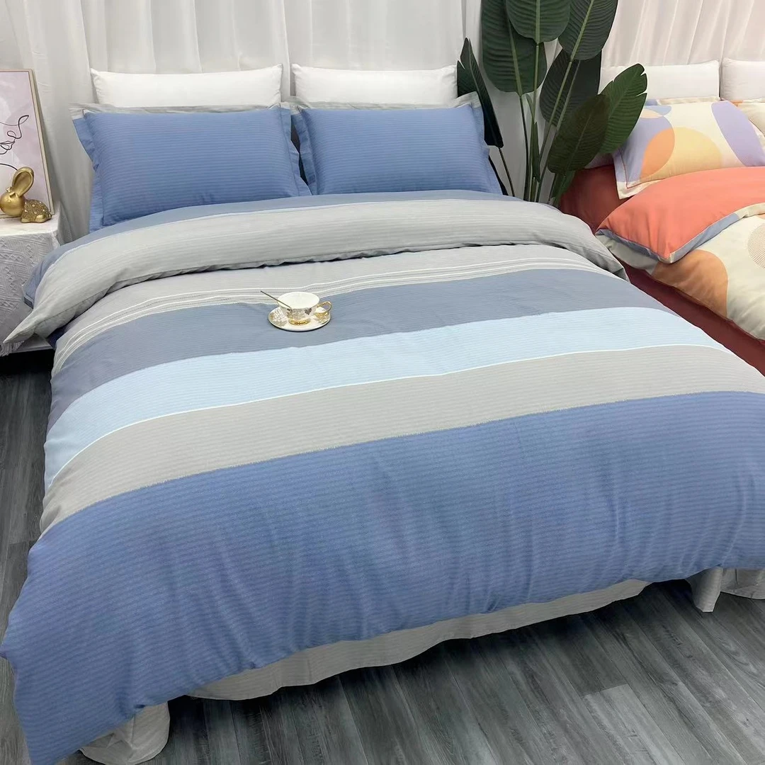 【四季款】 现货 加厚全棉四件套保暖斜纹纯棉亲肤可裸睡床上用品