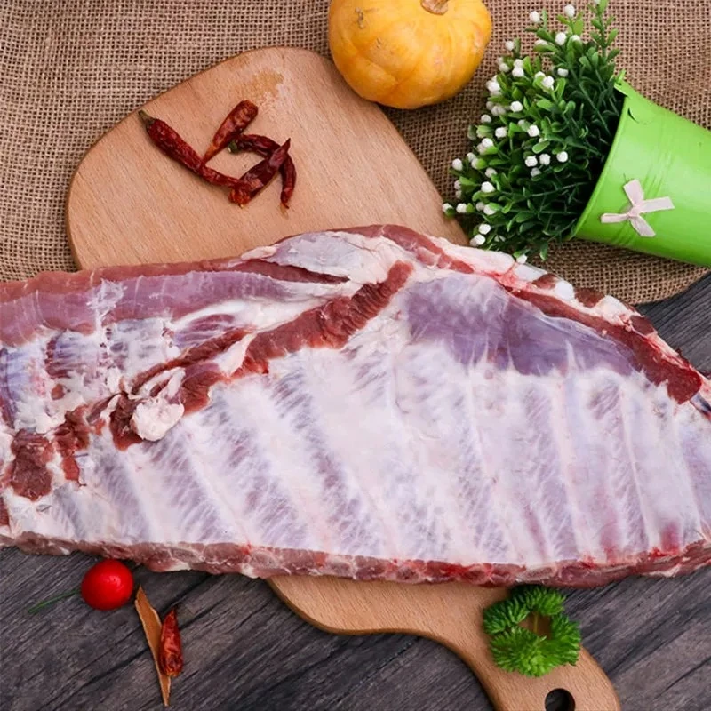 【排骨现场称重】农家熟食土黑猪排骨