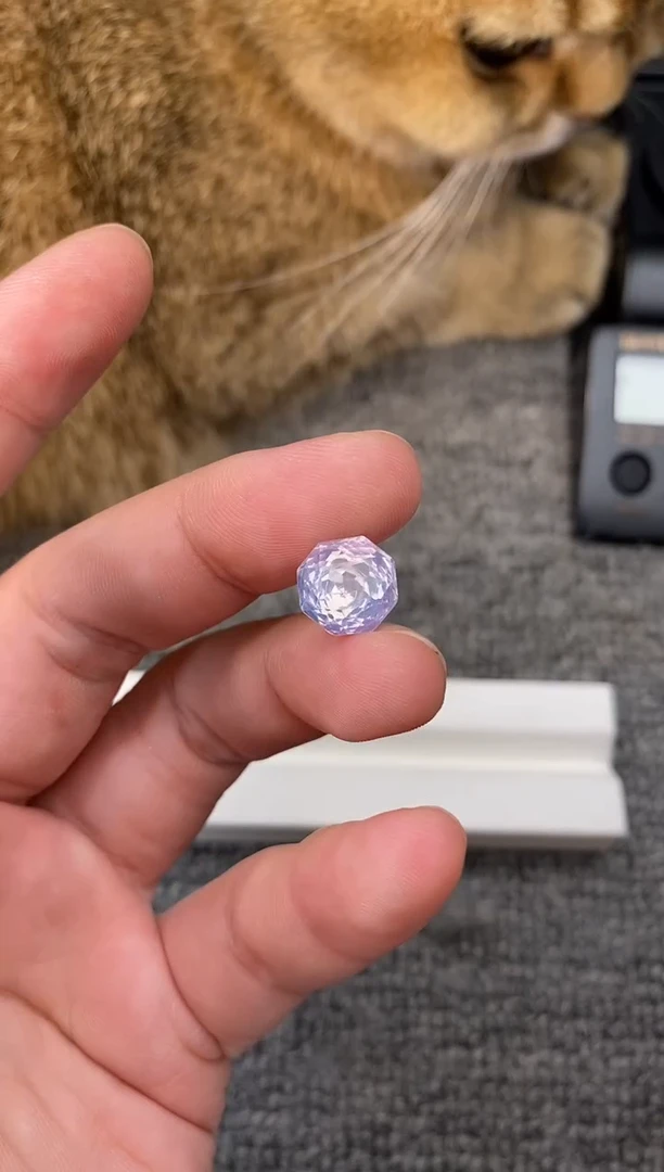 【闪购商品】水晶薰衣草紫未镶嵌4ct-A078-1p