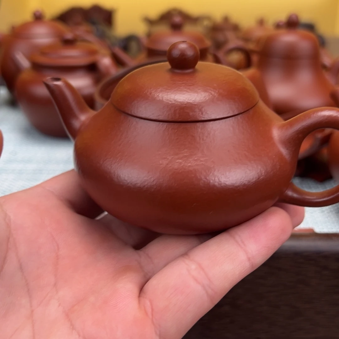 【闪购商品】紫砂茶壶艾黎出砂朱泥
