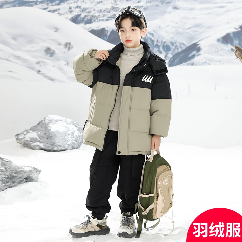 男童冬季羽绒服新款潮童时尚冬季网红羽绒服【JN】D3071