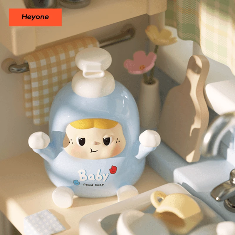 【拆盒】Heyone黑玩饱饱-吃饱饱的小厨房系列潮玩盲盒手办配件