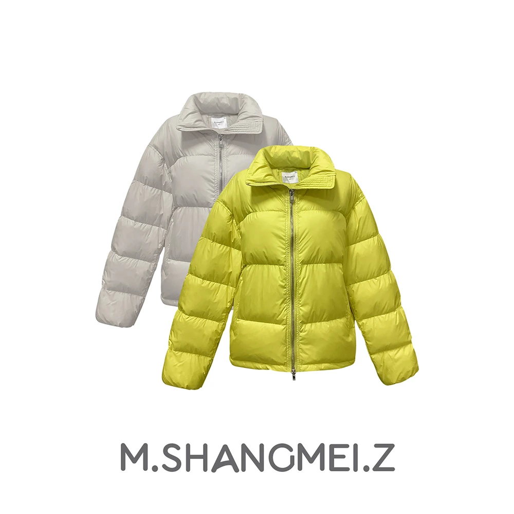 M.SHANGMEI.Z/沐熙美大哥秋冬时尚休闲轻暖感白鸭绒羽绒服x0787