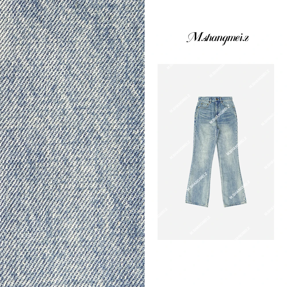 M.SHANGMEI.Z/沐熙美大哥显瘦水洗时尚气质百搭休闲牛仔裤X070624