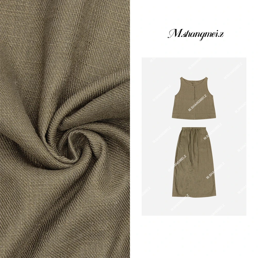 M.SHANGMEI.Z/沐熙【摩卡风情】美大哥休闲显瘦两件套套装x050458