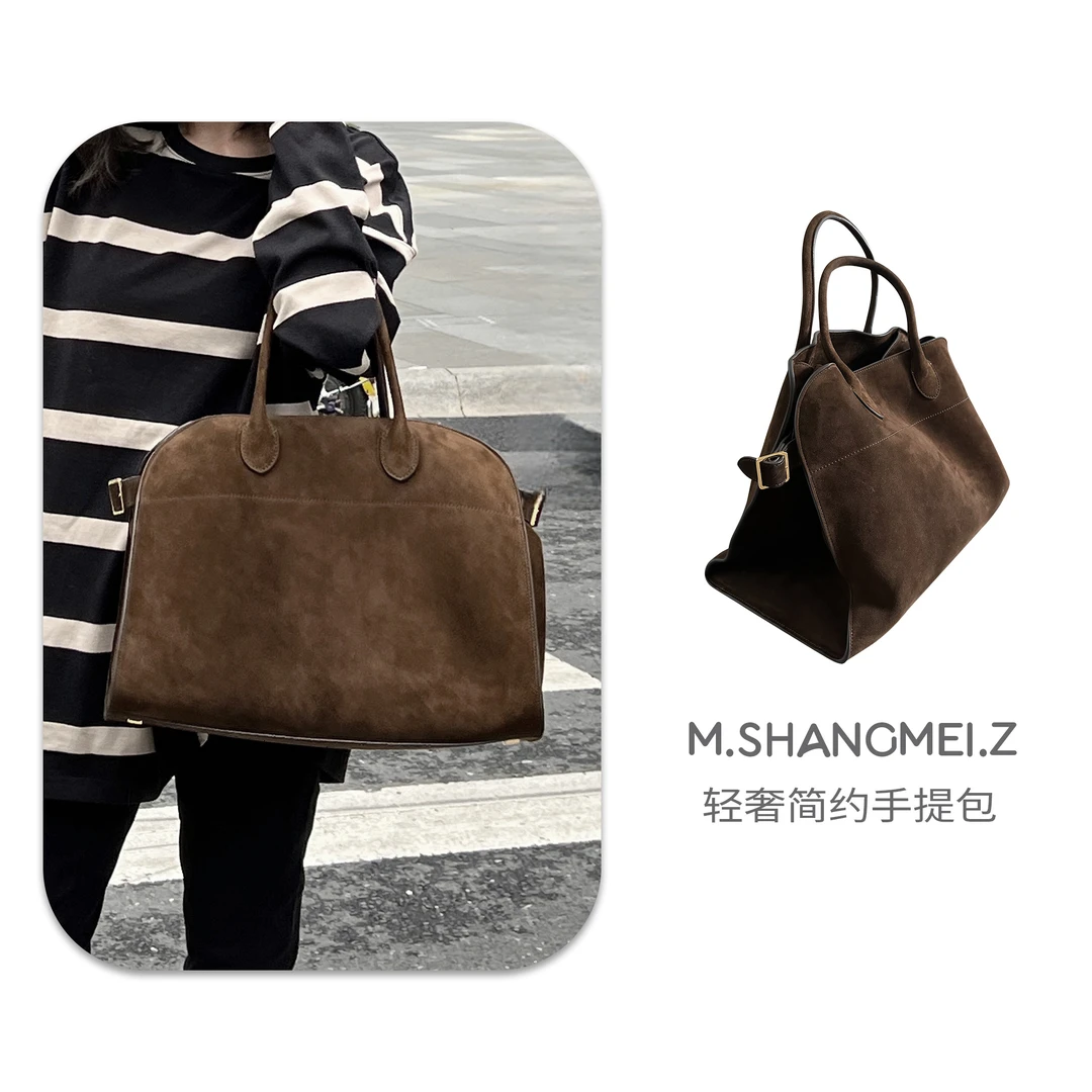 M.SHANGMEI.Z/沐熙美大哥休闲女士极简风轻奢磨砂真皮包包F147