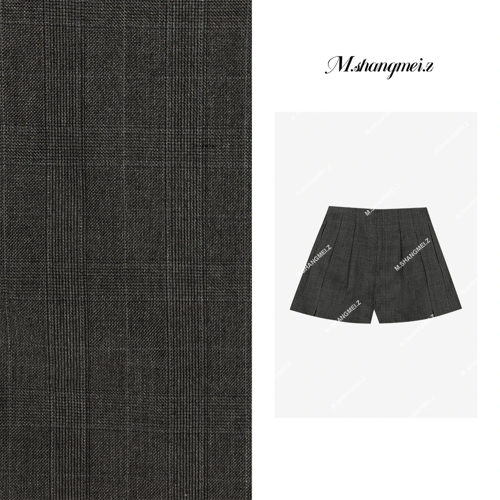 M.SHANGMEI.Z/沐熙【灰长惊喜】美大哥百搭潮流休闲裤短裤x040348