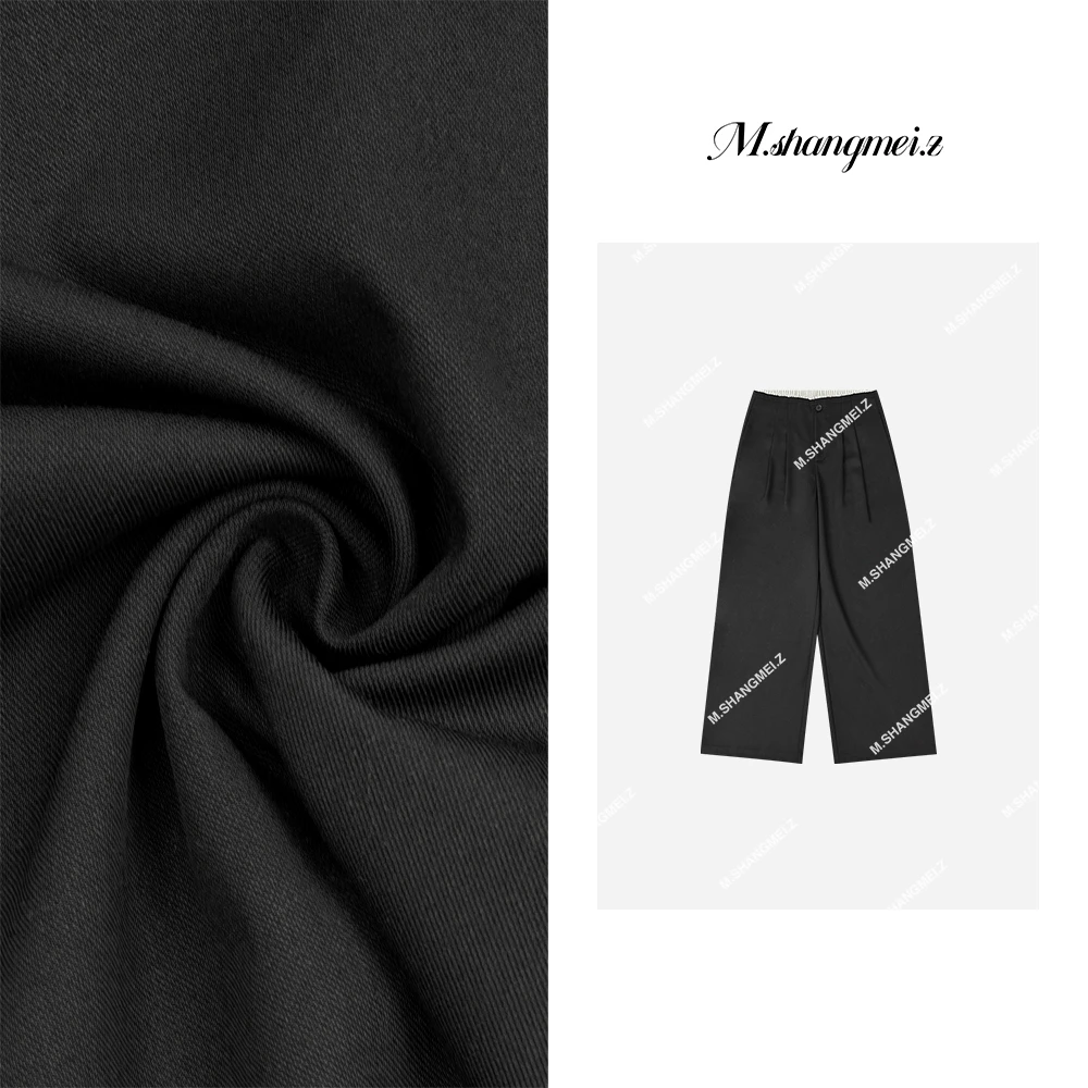 M.SHANGMEI.Z/沐熙美大哥宽松时尚高雅淡人风直筒休闲裤X070625