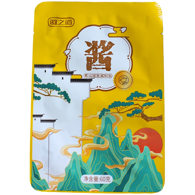 徽之道黄山特产臭鳜鱼酱料包微辣臭鳜鱼调料包60g-120g豆酱