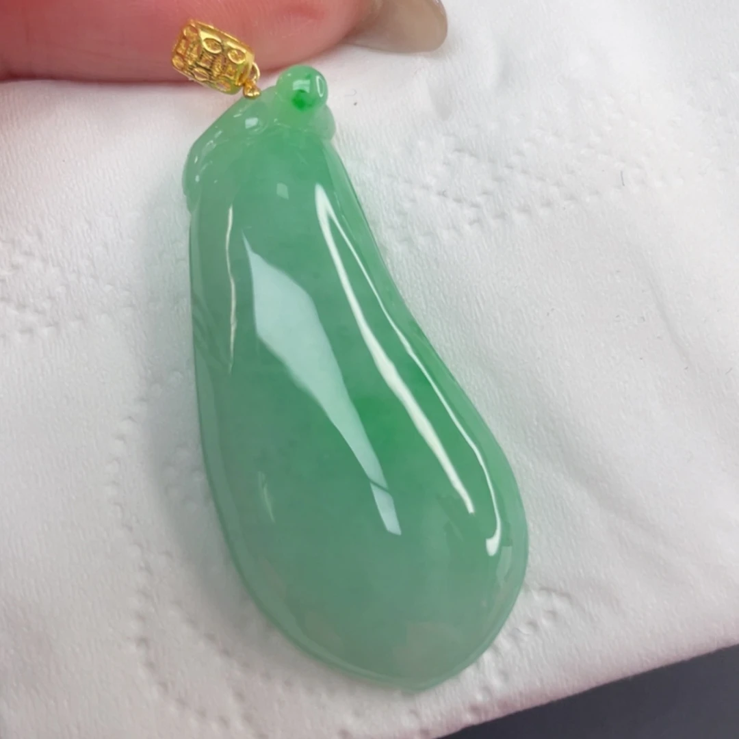 【闪购商品】翡翠颈饰18K金镶嵌