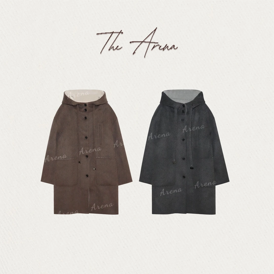 The Arena “冬城序曲”白鹅绒内胆羊毛大衣FH925