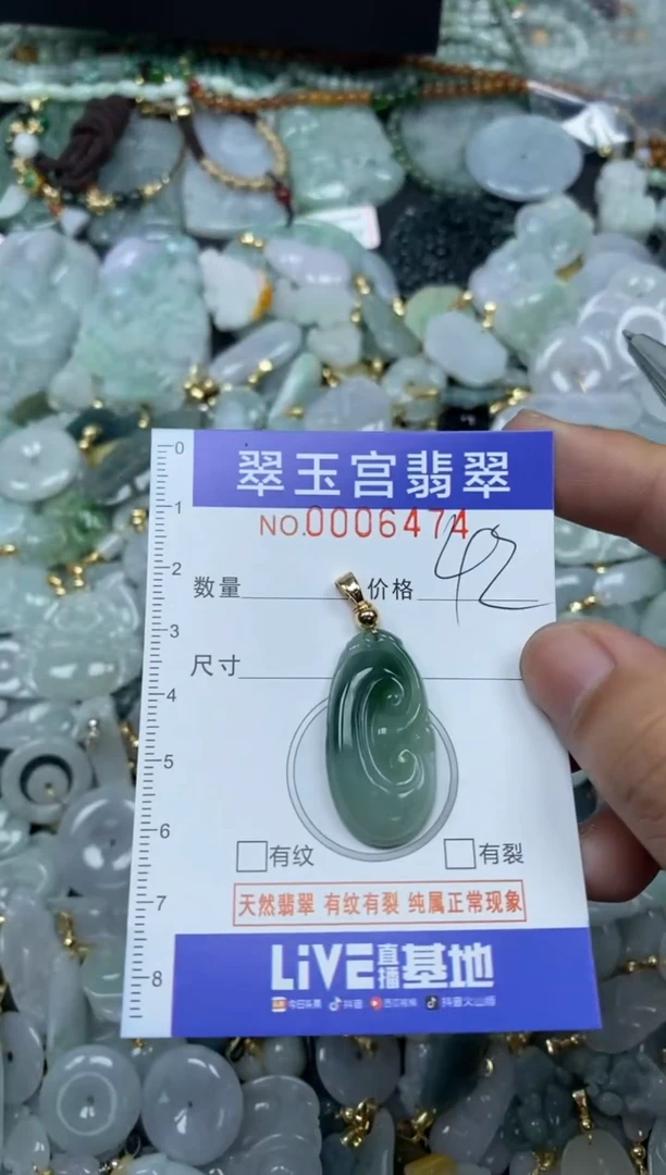 【闪购商品】翡翠颈饰未镶嵌0006474