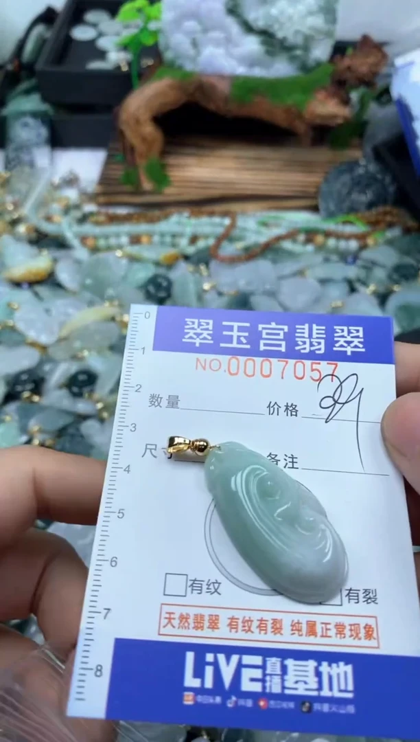 【闪购商品】翡翠颈饰未镶嵌0007057