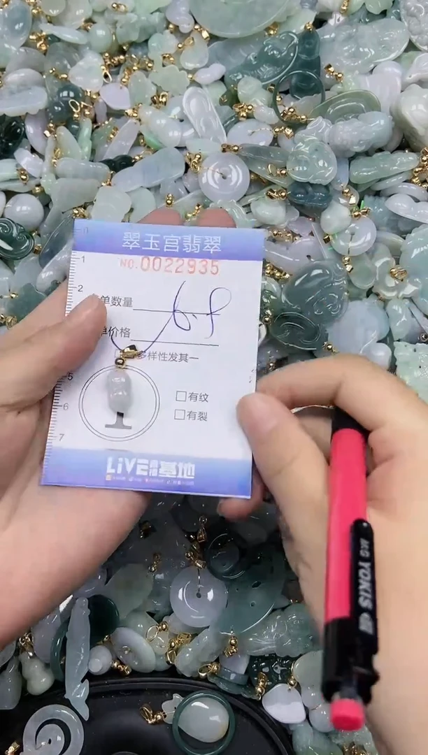 【闪购商品】翡翠颈饰未镶嵌闪购0022935多样性发其一