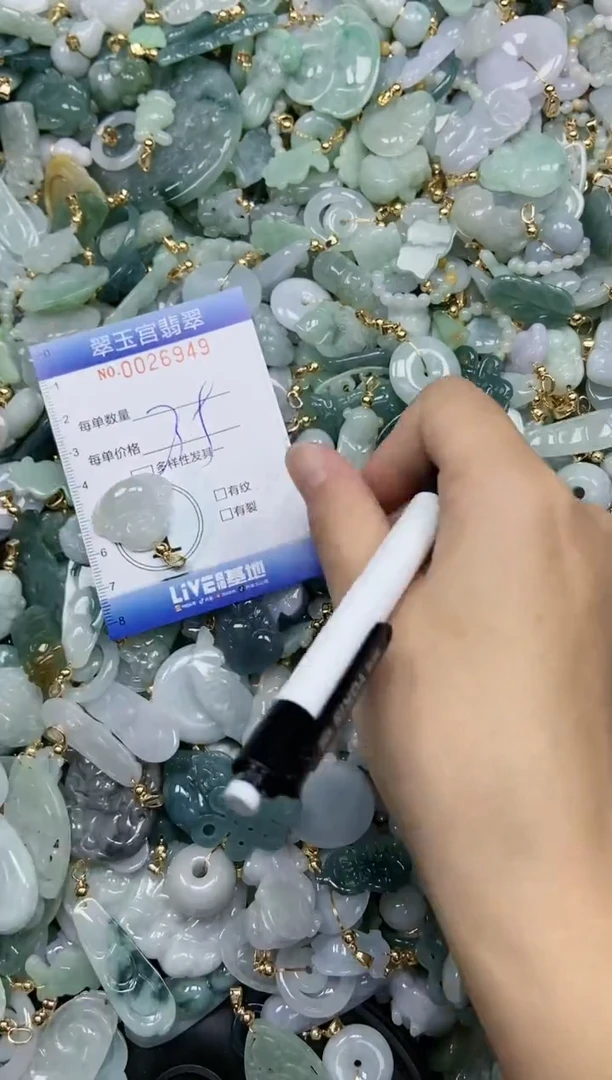 【闪购商品】翡翠颈饰未镶嵌闪购0026949多样性发其一