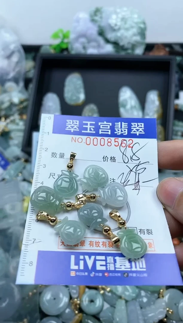 【闪购商品】翡翠颈饰未镶嵌0008562多样性发其一