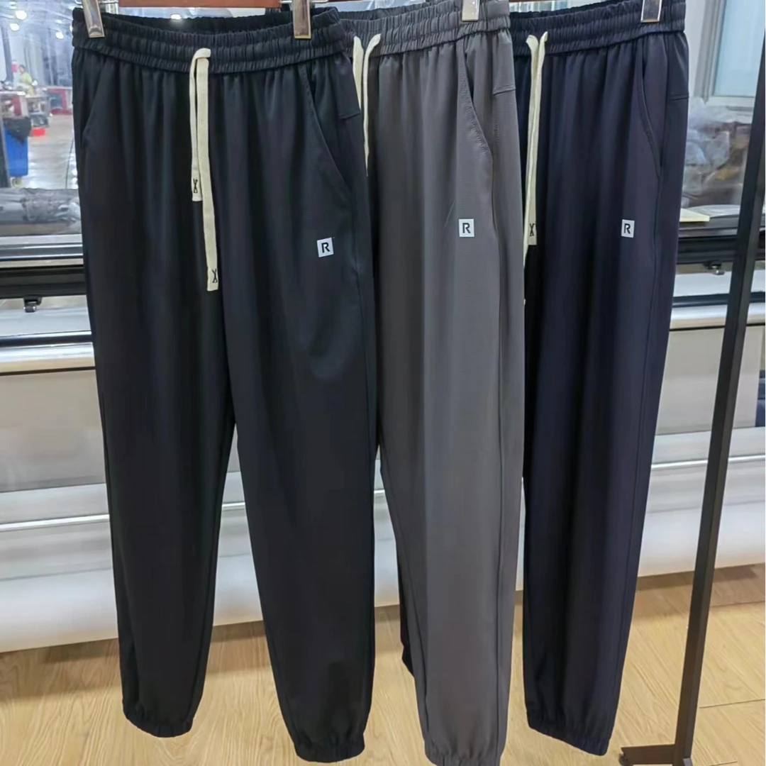 夏季(冰丝网格)冰爽弹力男士运动休闲裤03