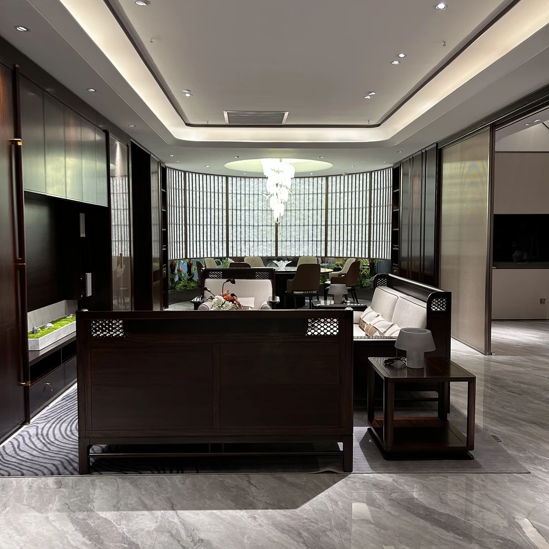 【璞悦】高端国潮新中式明仕黑檀木全实木沙发现代奢华雅致客厅家具