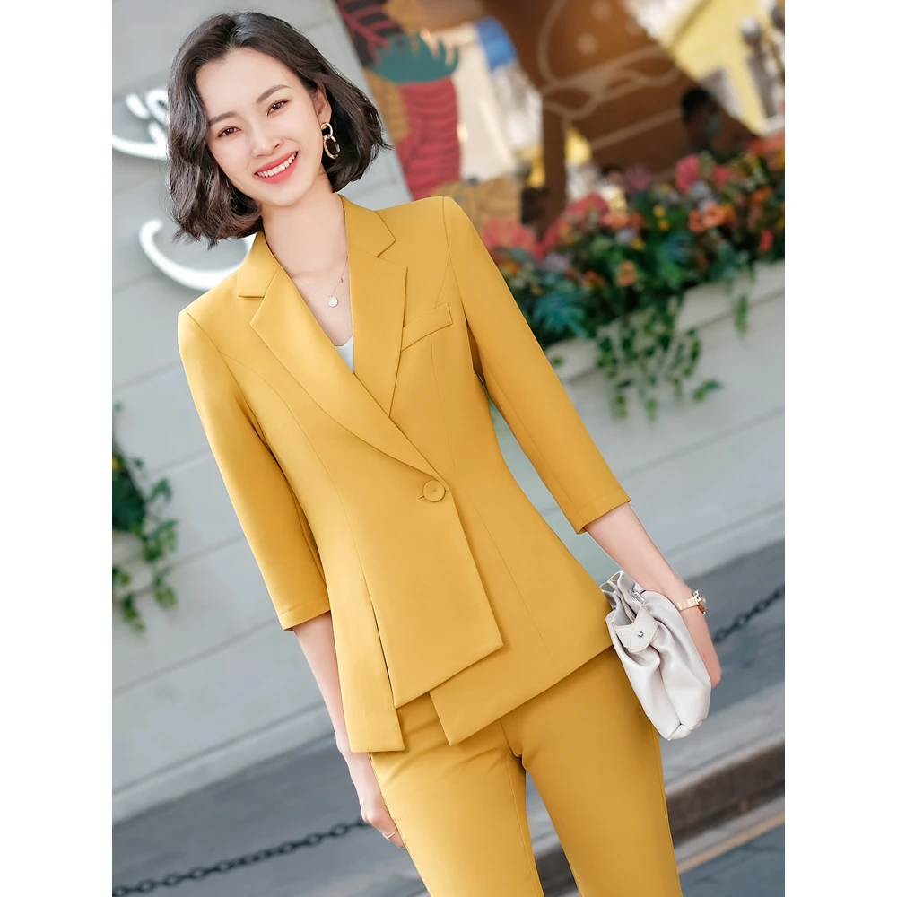 西装外套女夏季薄款美容院工作服职业气质女神范高端正装西服高端