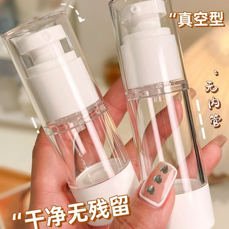 真空旅行分装瓶按压式喷雾瓶化妆品脸部小喷壶便携补水乳液空瓶子