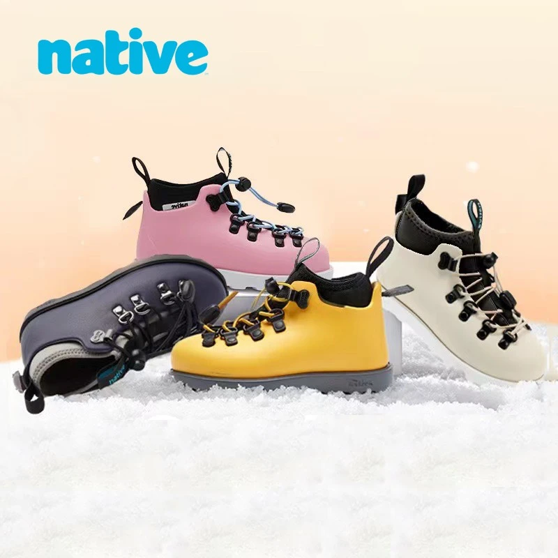 nativeFIZ2.0秋冬可拆卸内里马丁靴运动雪地靴防水防滑保暖亲子款