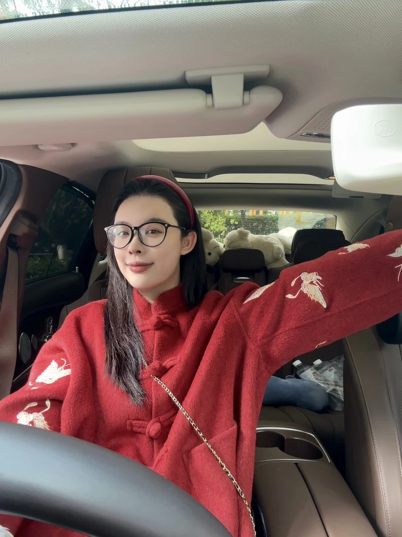 金禾【灵蝶觅影】秋冬新款新中式蝴蝶刺绣盘扣双面呢大衣1936