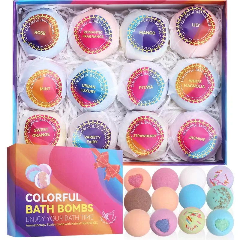 BATH BOOMS 香薰精油泡澡球手工浴盐球洗澡泡泡浴保湿香氛沐浴球
